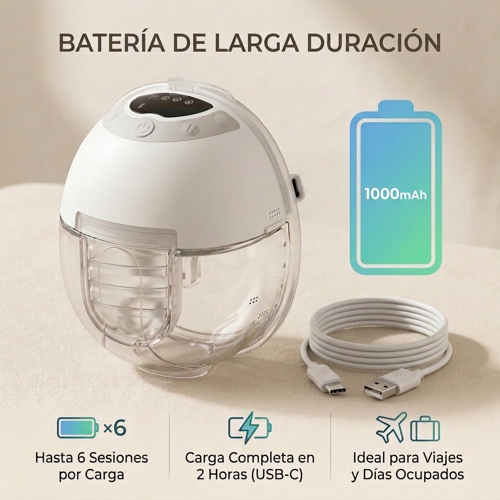 Extractor de leche materna eléctrico