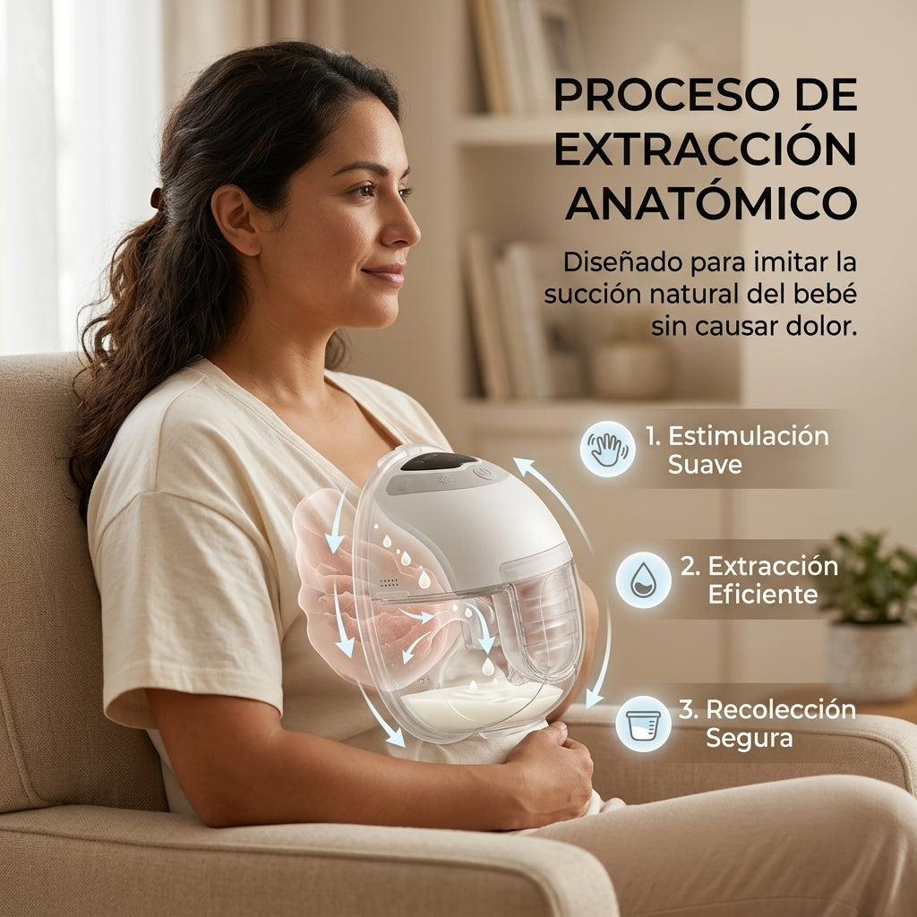 Extractor de leche materna eléctrico